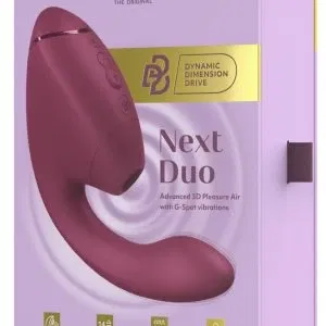 Womanizer Next Duo Pink – Dual-Stimulator mit 3D Pleasure Air & Dynamic Dimension Drive