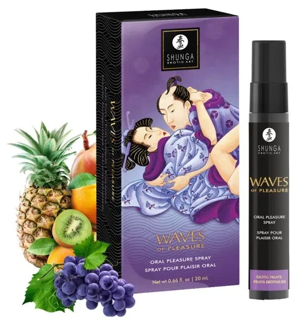 Shunga Waves of Pleasure Exotic Mundspray 20 ml – Fruchtiger Oralsex-Kick