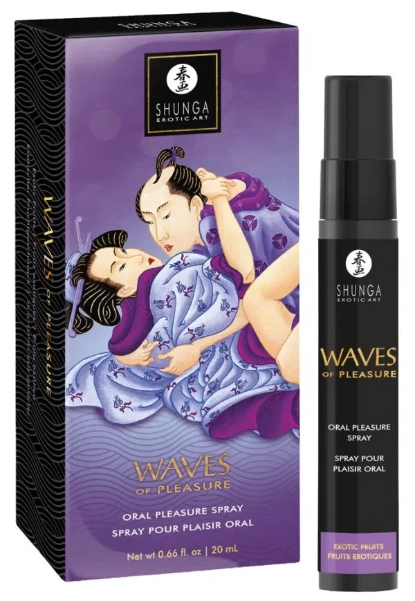 Shunga Waves of Pleasure Exotic Mundspray 20 ml – Fruchtiger Oralsex-Kick