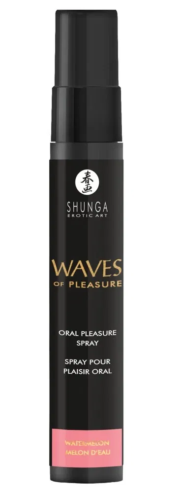 Shunga Waves of Pleasure Wassermelone 20ml - Orales Mundspray mit fruchtigem Kick