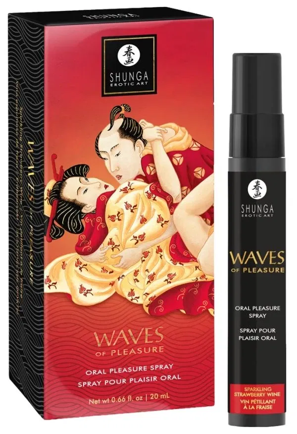 Shunga Waves of Pleasure Erdbeer Sekt Mundspray 20 ml