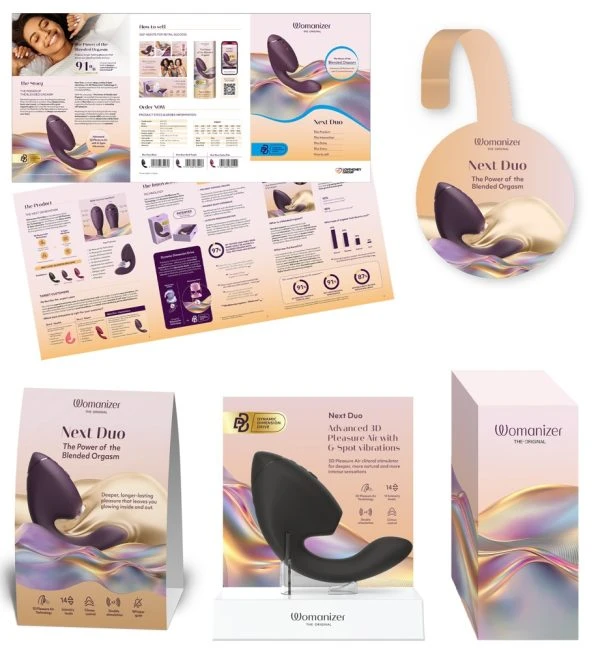 Womanizer Merch Kit Next Duo Small – 5-teiliges Präsentationsset