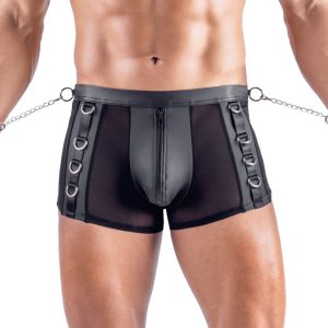 Svenjoyment Bondage Herren Pants 3XL Schwarz mit Soft-Handfesseln und Metallringen Svenjoyment Bondage Herren Pants 3XL Schwarz mit Soft-Handfesseln und Metallringen – Bild 3