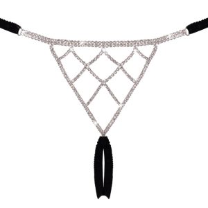 Cottelli LINGERIE Strass-String offen Schwarz S-L Cottelli LINGERIE Strass-String offen Schwarz S-L – Bild 5