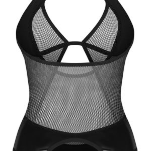 Obsessive Dominna Straps-Body ouvert L/XL schwarz Wetlook & Netz Obsessive Dominna Straps-Body ouvert L/XL schwarz Wetlook & Netz – Bild 4