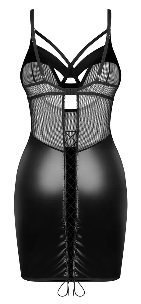 Obsessive Dominna Negligé Set Schwarz 2XL/3XL