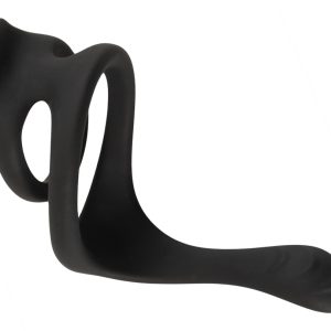 Erecto Cock & Ball Ring mit Perineumreizer aus schwarzem Liquid-Silikon, dehnbar Erecto Cock & Ball Ring mit Perineumreizer aus schwarzem Liquid-Silikon, dehnbar – Bild 3