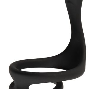 Erecto Cock & Ball Ring mit Perineumreizer aus schwarzem Liquid-Silikon, dehnbar Erecto Cock & Ball Ring mit Perineumreizer aus schwarzem Liquid-Silikon, dehnbar – Bild 4
