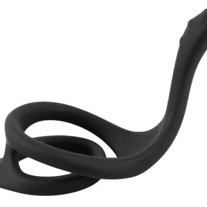 Erecto Cock & Ball Ring mit Perineumreizer aus schwarzem Liquid-Silikon, dehnbar Erecto Cock & Ball Ring mit Perineumreizer aus schwarzem Liquid-Silikon, dehnbar – Bild 5