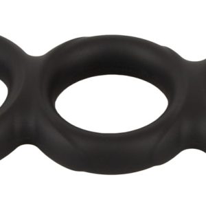 Erecto Triple Cock Ring schwarz – dehnbares Liquid-Silikon, 3er-Ring für starke Erektion Erecto Triple Cock Ring schwarz – dehnbares Liquid-Silikon, 3er-Ring für starke Erektion – Bild 3