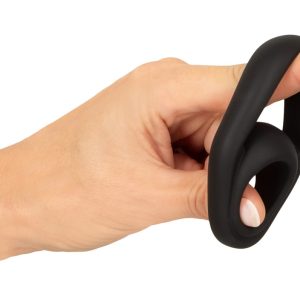 Erecto Cock & Ball Ring schwarz aus Liquid-Silikon, dehnbar, 6,8 cm Erecto Cock & Ball Ring schwarz aus Liquid-Silikon, dehnbar, 6,8 cm – Bild 5