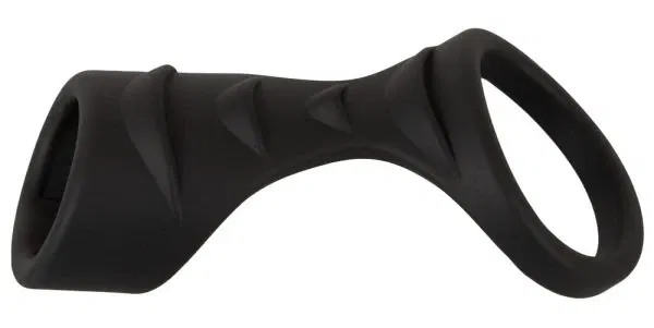 Erecto Cock Sleeve mit Ballring schwarz – dehnbar, 8 cm