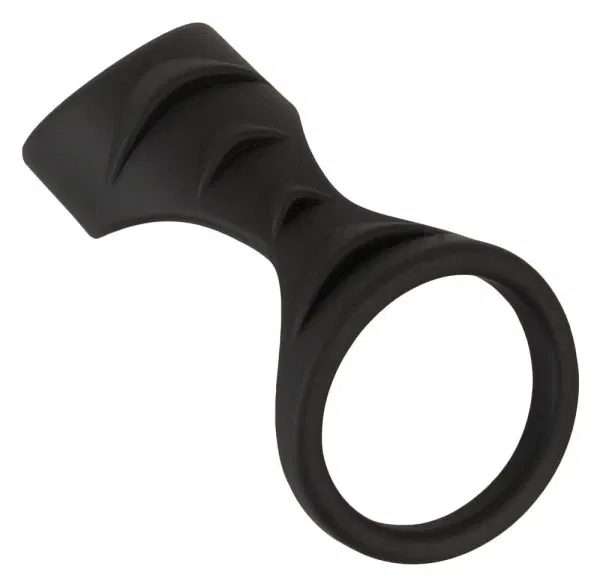 Erecto Cock Sleeve mit Ballring schwarz – dehnbar, 8 cm
