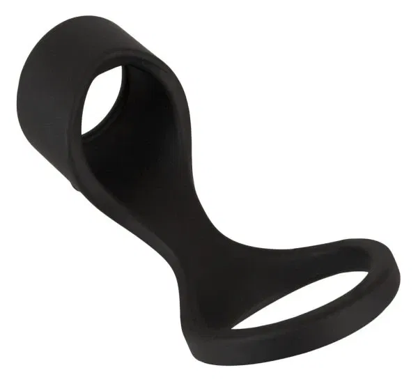 Erecto Cock Sleeve mit Ballring schwarz – dehnbar, 8 cm