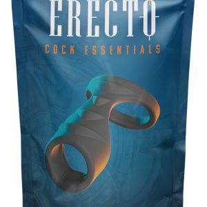 Erecto Cock Sleeve mit Ballring schwarz – dehnbar, 8 cm