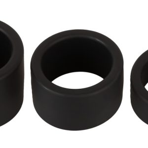 Erecto Ball Stretcher Set 3 Größen Schwarz Silikon Hodenringe Erecto Ball Stretcher Set 3 Größen Schwarz Silikon Hodenringe – Bild 4