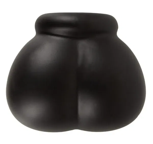 Erecto Ball Bag Hodenring Schwarz – Anatomisch geformter Silikon-Hodenschutz