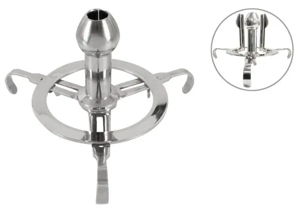 fetish Collection Anal Spreader Deluxe Edelstahl Silber mit Stellschrauben
