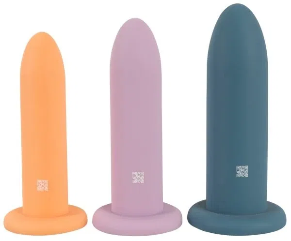You2Toys Three in a Row Silikon-Dildo-Set Pastell, 3-teilig