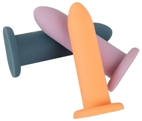 You2Toys Three in a Row Silikon-Dildo-Set Pastell, 3-teilig