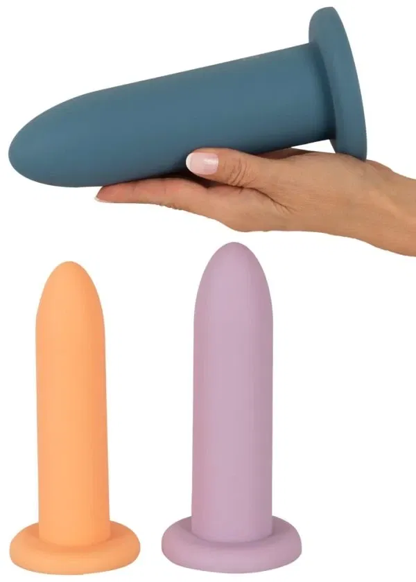 You2Toys Three in a Row Silikon-Dildo-Set Pastell, 3-teilig