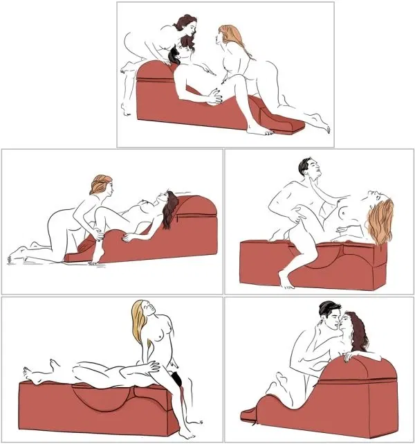 Liberator Super Aria Flip Chaise Schwarz 56x183 cm