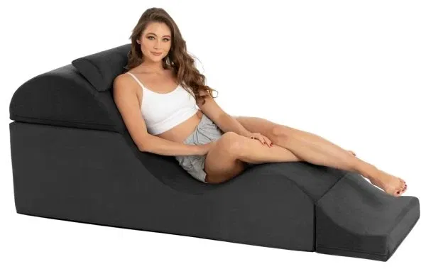 Liberator Super Aria Flip Chaise Schwarz 56x183 cm