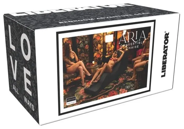 Liberator Super Aria Flip Chaise Schwarz 56x183 cm