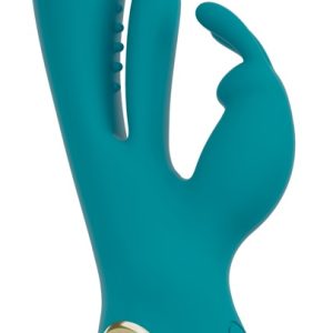 Sweet Smile Smile Rabbit Vibrator mit Thrust Funktion, türkis Sweet Smile Smile Rabbit Vibrator mit Thrust Funktion, türkis – Bild 3