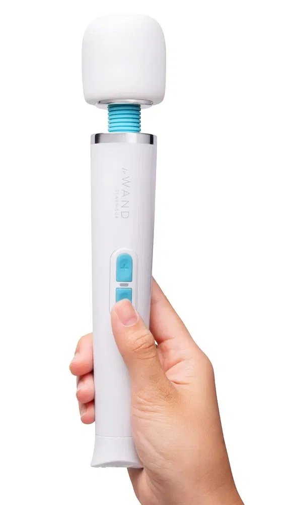 le Wand Classique Petite Wand Weiß – Wiederaufladbarer Luxus-Massagestab mit Starkvibration