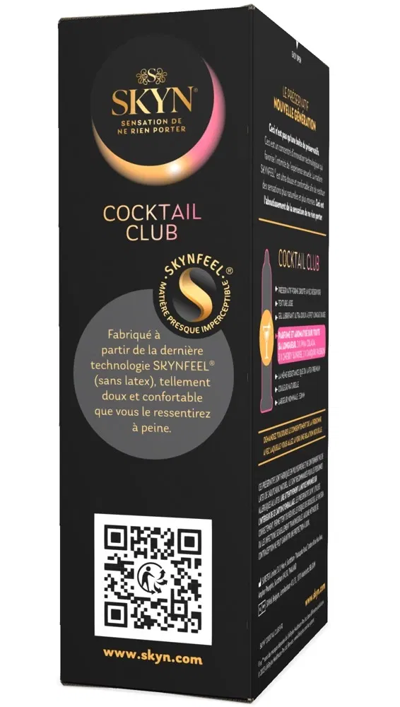 SKYN Cocktail Club 9er Mix Kondome transparent, latexfrei, aromatisiert