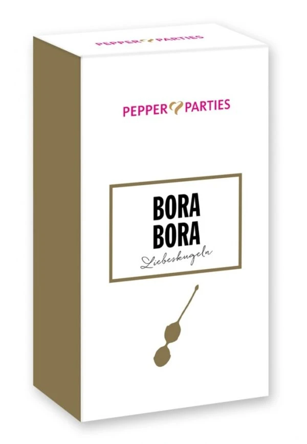 PP Bora Bora Liebeskugeln Grün 19,5 cm – Beckenbodentraining Duo mit Rückholband