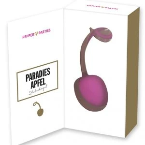 Pepper Parties Liebeskugel Paradies-Apfel rosa Silikon 10,5 cm