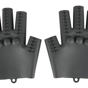 PP Zauberhände Massage-Handschuhe Silikon Grau Einheitsgröße PP Zauberhände Massage-Handschuhe Silikon Grau Einheitsgröße – Bild 4