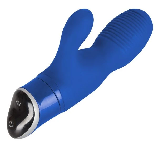 Pepperparties Brother Louie Rabbitvibrator Blau mit 2 Motoren & 7 Vibrationsmodi