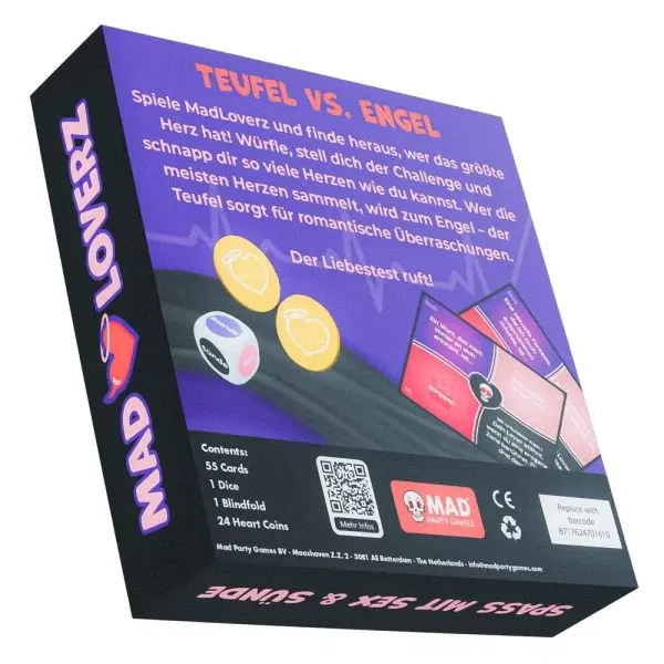 MadLoverz Erotic Couples Game – Erotisches Kartenspiel für Paare (Englisch)