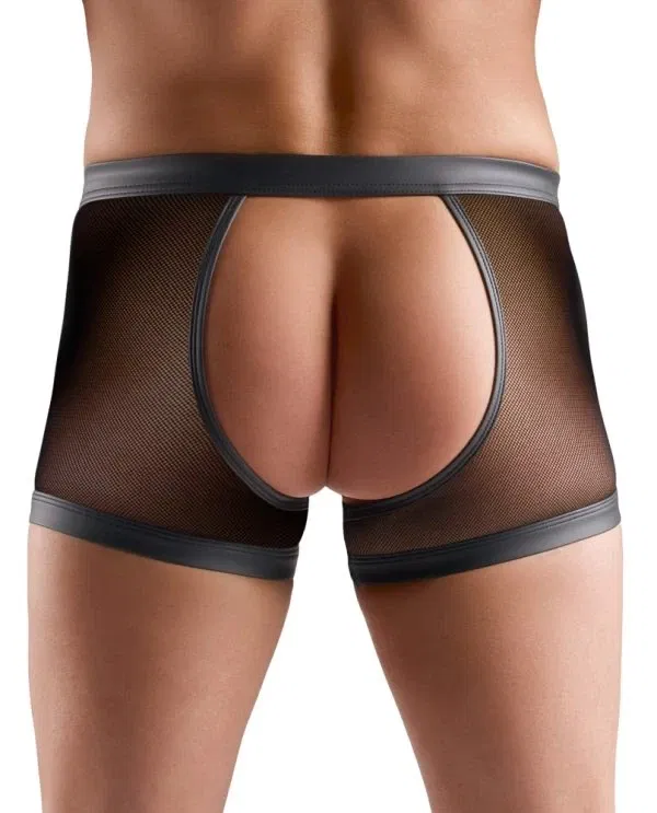 Svenjoyment Herren Jock M Schwarz Netz-Transparenz mit Cockring und Wetlook