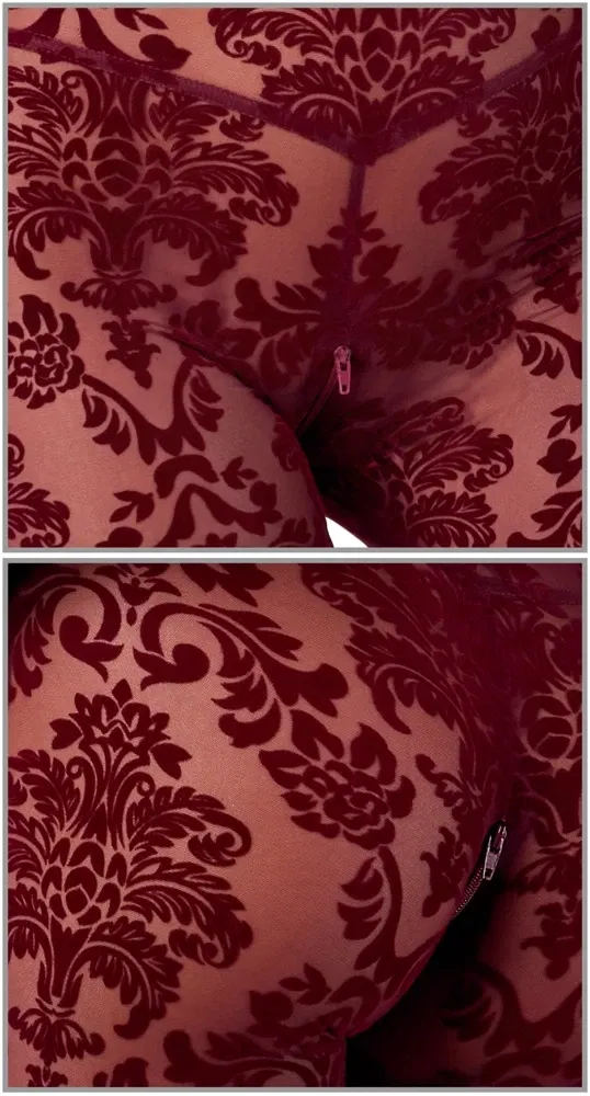 Noir Kink Royal Samt-Overall rot XL transparente Langarmpassform Noir Kink Royal Samt-Overall rot XL transparente Langarmpassform