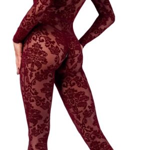 Noir Kink Royal Samt-Overall rot XL transparente Langarmpassform Noir Kink Royal Samt-Overall rot XL transparente Langarmpassform – Bild 3