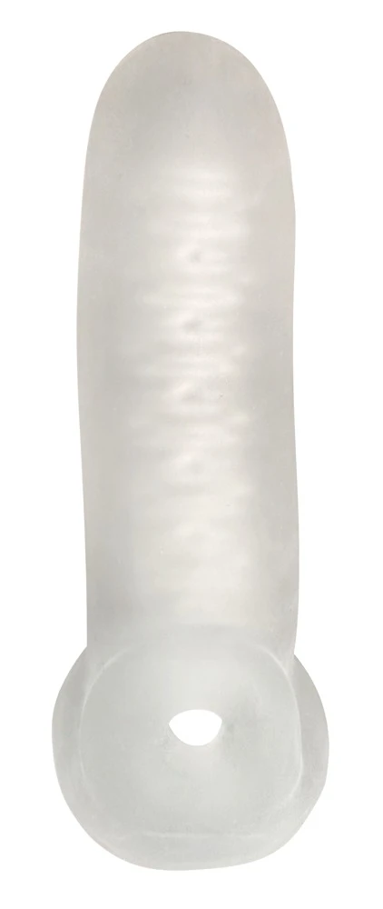 Rebel Thickening Sleeve mit Hodenring transparent M