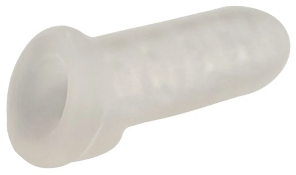 Rebel Thickening Sleeve mit Hodenring transparent M