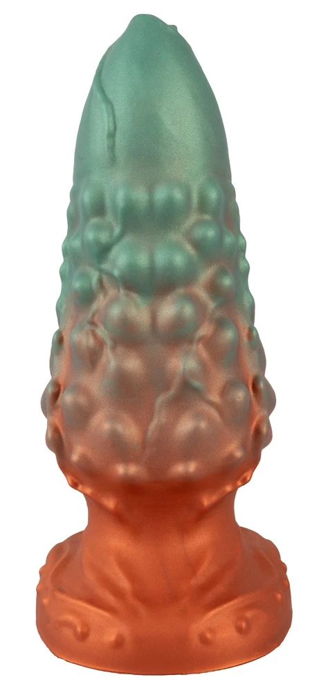 Beasty Cocks Atlantis Anal Plug türkis – 21 cm, Reizstruktur, Liquid Silicone