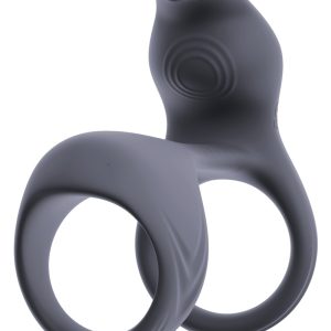 beau cœur VYLOR RC Cock & Ball Ring grau, 13,5 cm mit Fernbedienung beau cœur VYLOR RC Cock & Ball Ring grau, 13,5 cm mit Fernbedienung – Bild 3