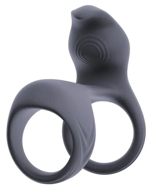 beau cœur VYLOR RC Cock & Ball Ring grau, 13,5 cm mit Fernbedienung