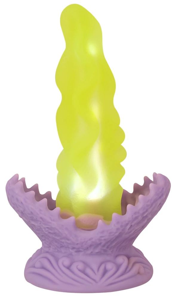 Beasty Cocks Passion Plant LED Dildo Gelb mit USB & Saugfuß 22 cm Beasty Cocks Passion Plant LED Dildo Gelb mit USB & Saugfuß 22 cm