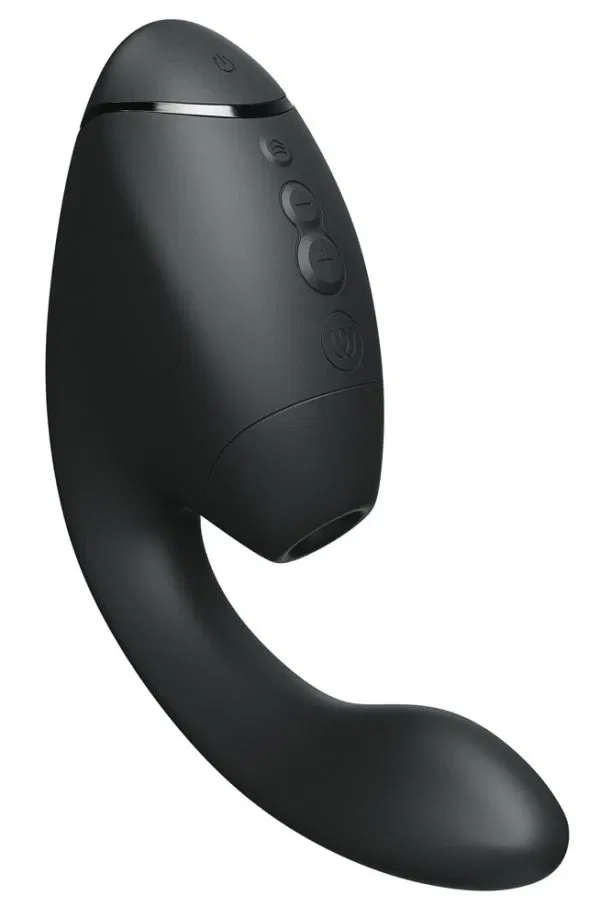 Womanizer Next Duo Schwarz – Dual-Stimulator mit 3D Pleasure Air & Dynamic Dimension Drive
