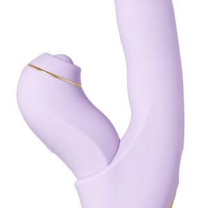 SVAKOM DuoGlow Pastel Lilac – 2-in-1 Silikon-Vibrator & Pulsations-Stimulator, lila SVAKOM DuoGlow Pastel Lilac – 2-in-1 Silikon-Vibrator & Pulsations-Stimulator, lila – Bild 3