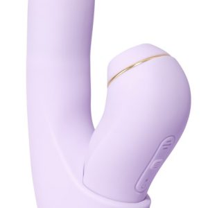 SVAKOM DuoGlow Pastel Lilac – 2-in-1 Silikon-Vibrator & Pulsations-Stimulator, lila SVAKOM DuoGlow Pastel Lilac – 2-in-1 Silikon-Vibrator & Pulsations-Stimulator, lila – Bild 4