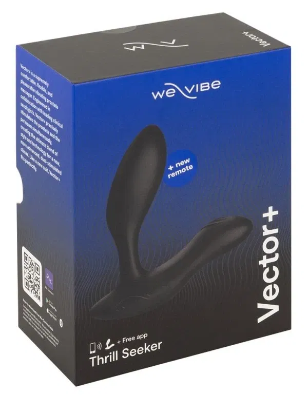 54083770000_verp We-Vibe Vector+ Analvibrator Schwarz mit Fernbedienung und Bluetooth-Steuerung