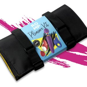 ROMP Pleasure Kit – 3-teiliges Premium Toy Set mit Klitoris-Pulsator, Massagestab & Vibro-Penisring, wiederaufladbar und wasserdicht